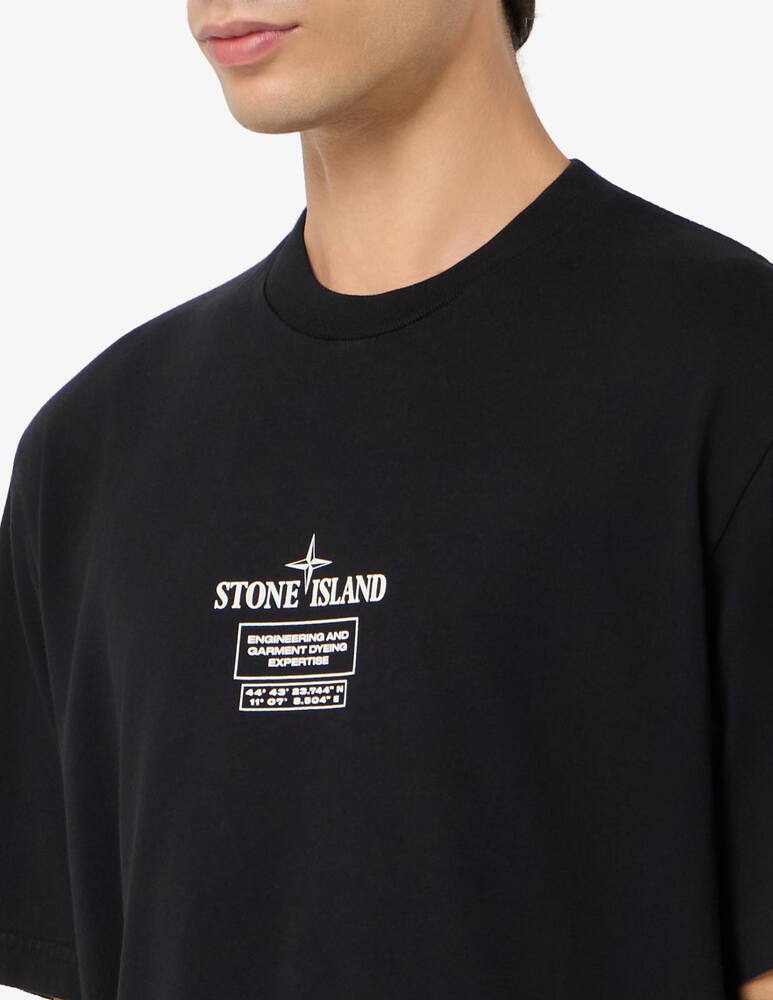 rinascente Stone Island T-shirt logo industrial