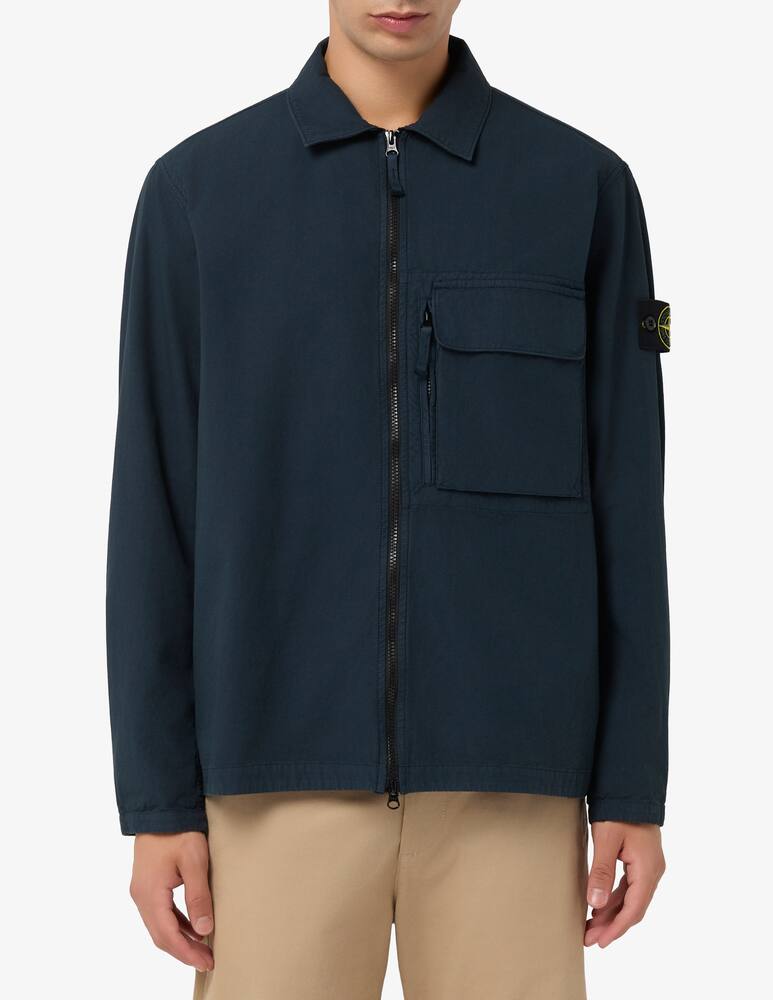 Stone Island Overshirt zip canvas - picture 1 Stone Island Overshirt zip canvas - picture 1