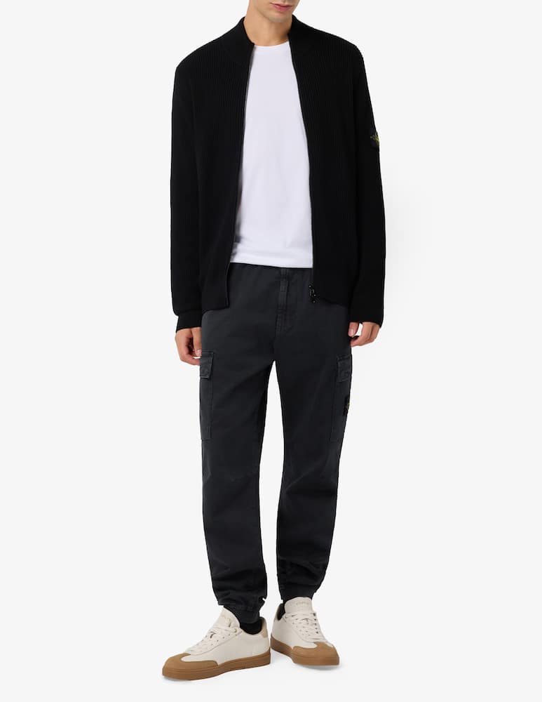 rinascente Stone Island Cardigan zip in lana