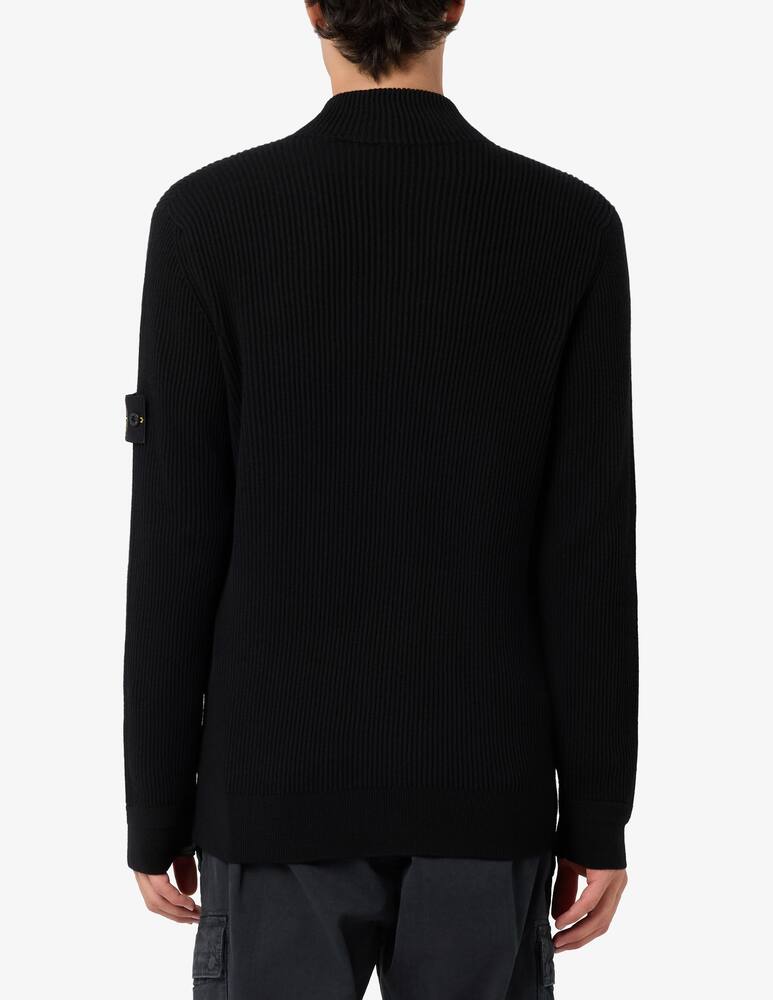 rinascente Stone Island Cardigan zip in lana