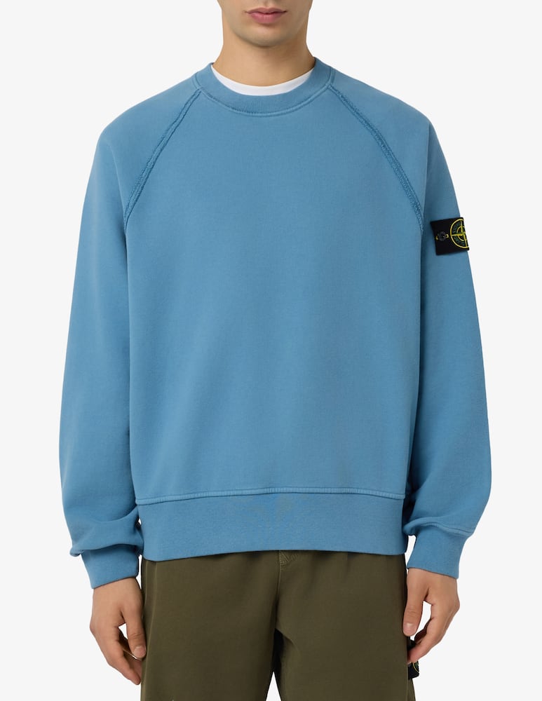 Stone Island Felpa cotone fleece over - immagine 1 Stone Island Felpa cotone fleece over - immagine 1