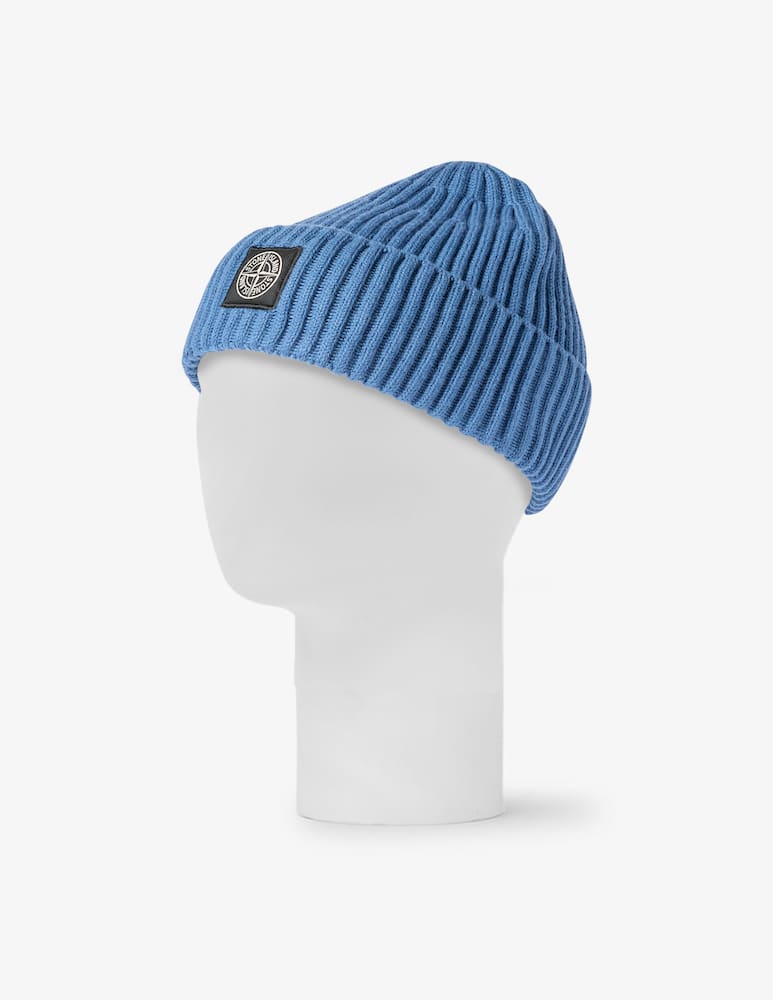 rinascente Stone Island Berretto in lana a coste