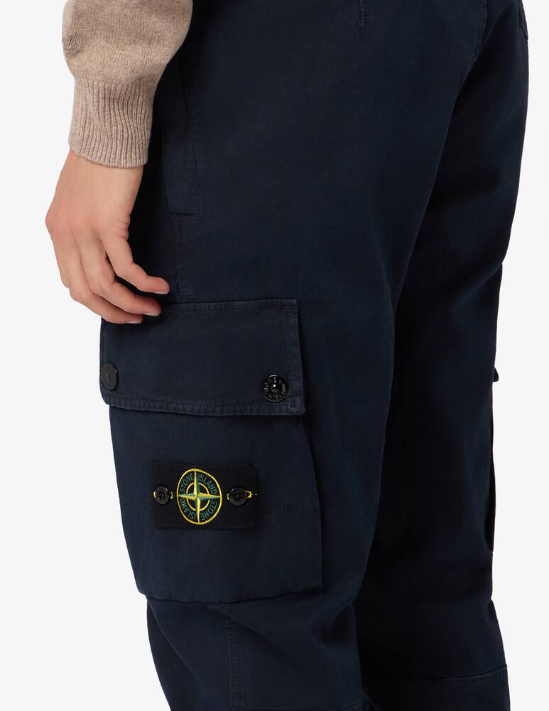 rinascente Stone Island Pantaloni cargo slim twill