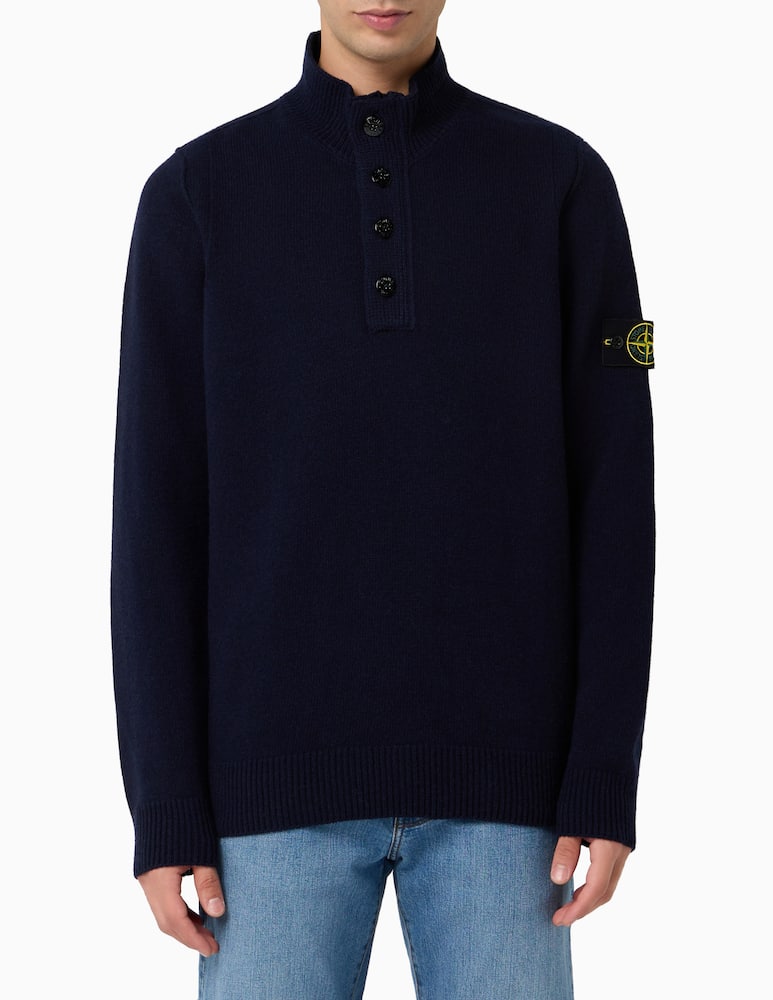 Stone Island Maglione a collo alto in lana - immagine 1 Stone Island Maglione a collo alto in lana - immagine 1