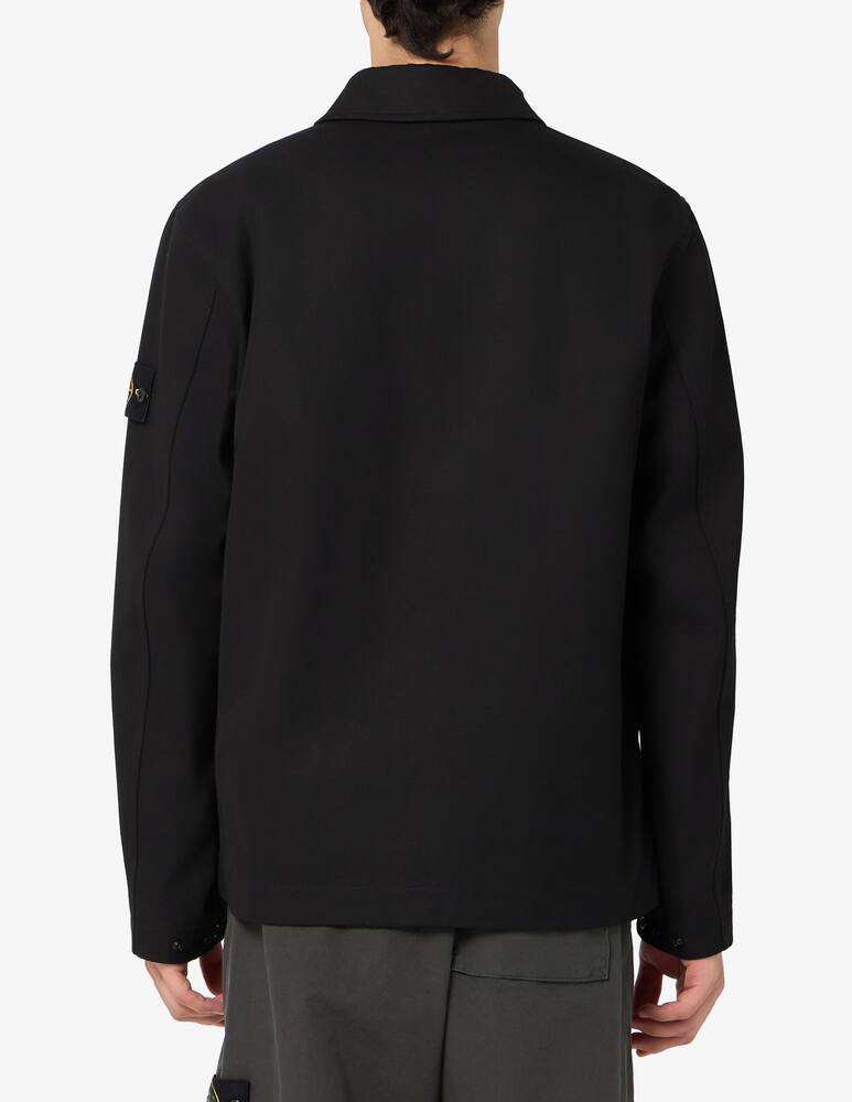 rinascente Stone Island Giacca overshirt zip panama