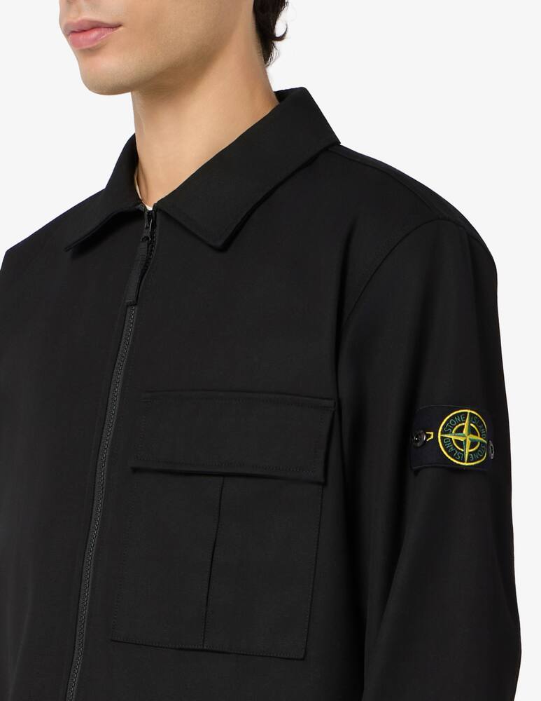 rinascente Stone Island Giacca overshirt zip panama