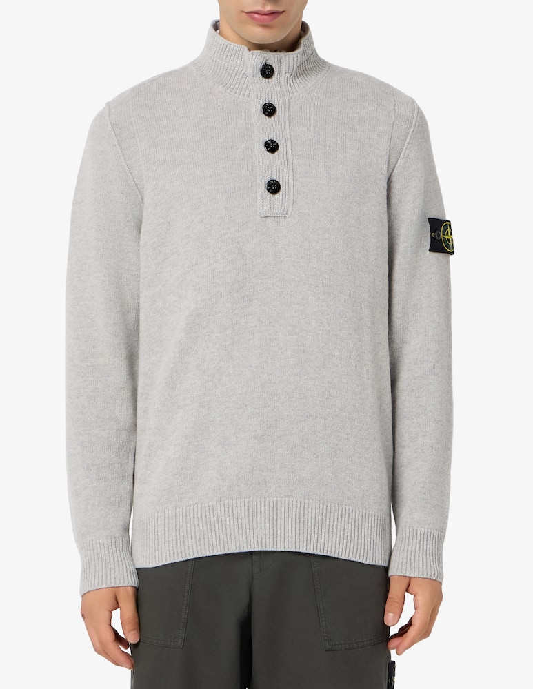 Stone Island Maglione polo in lana - immagine 1 Stone Island Maglione polo in lana - immagine 1