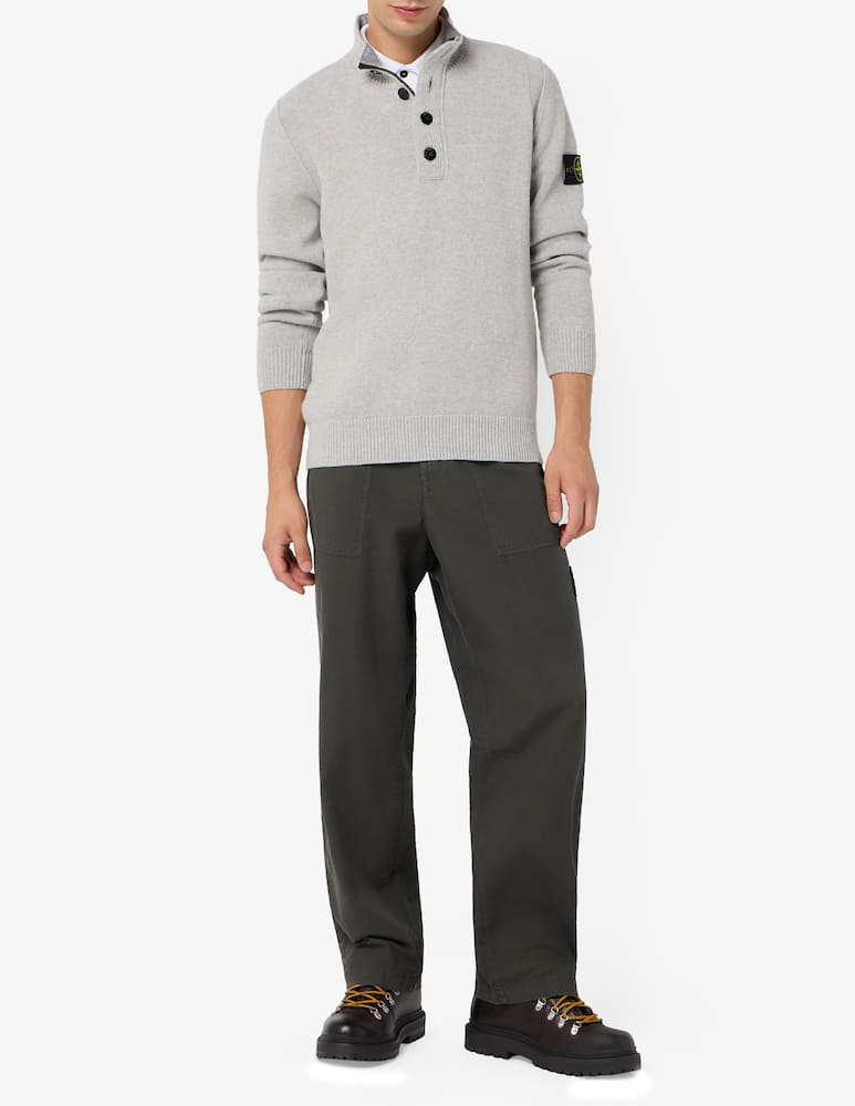 rinascente Stone Island Maglione polo in lana