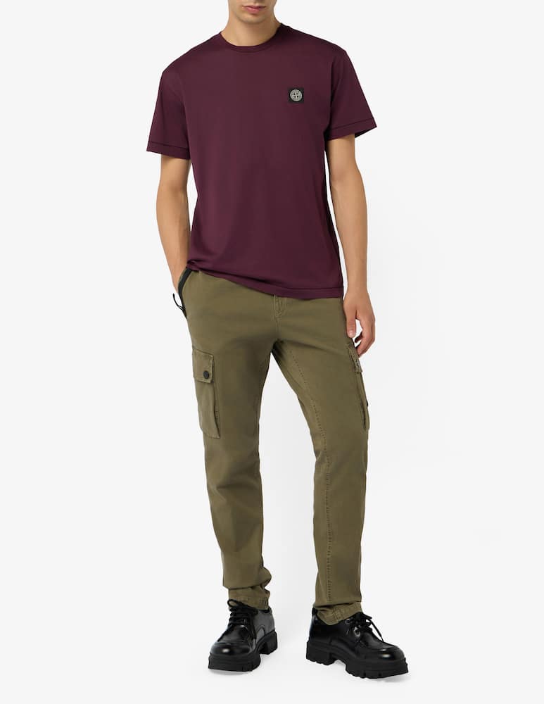 Stone Island Pantaloni cargo slim twill - immagine 2 Stone Island Pantaloni cargo slim twill - immagine 2
