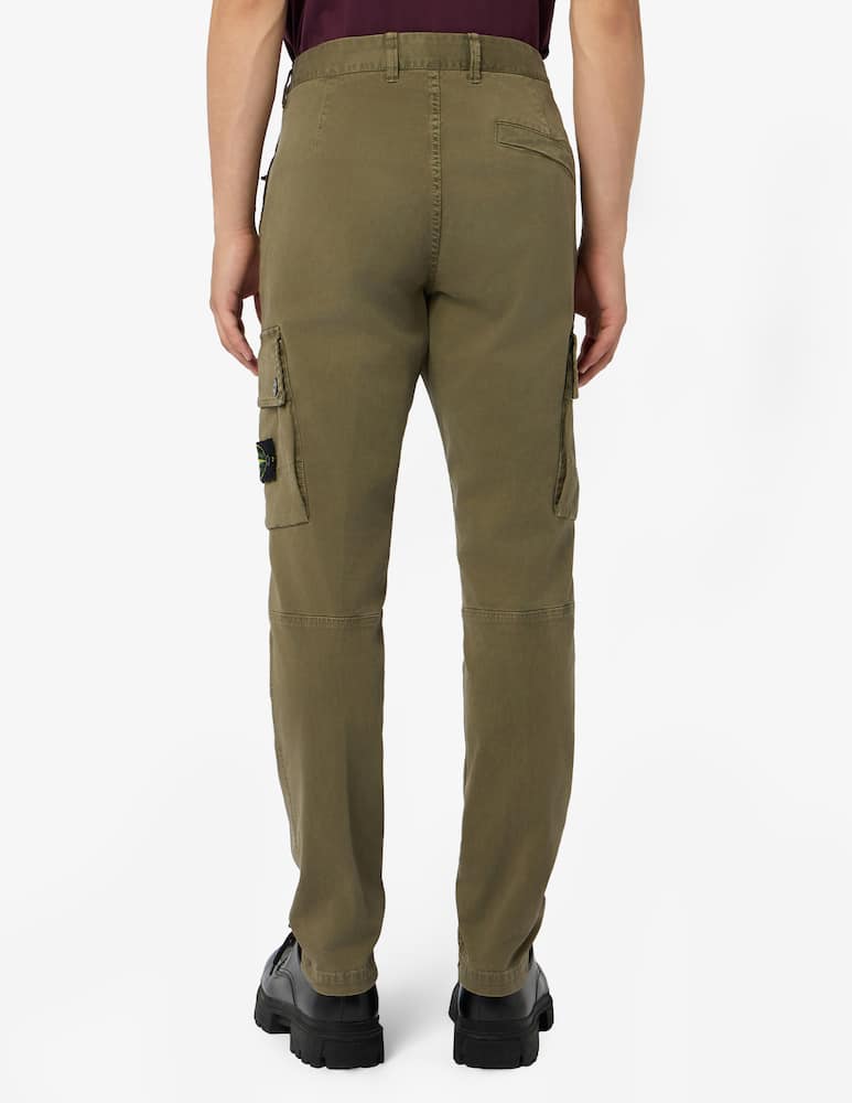 Stone Island Pantaloni cargo slim twill - immagine 3 Stone Island Pantaloni cargo slim twill - immagine 3