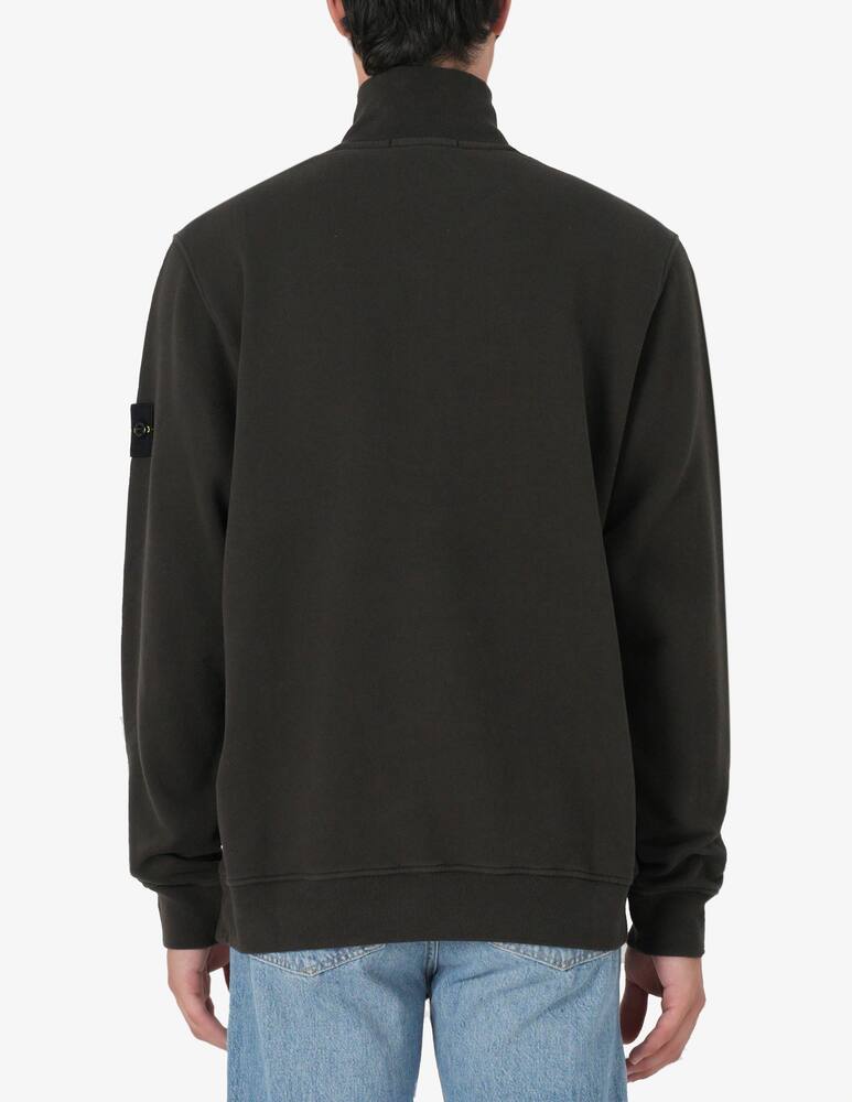 rinascente Stone Island Felpa zip in cotone fleece