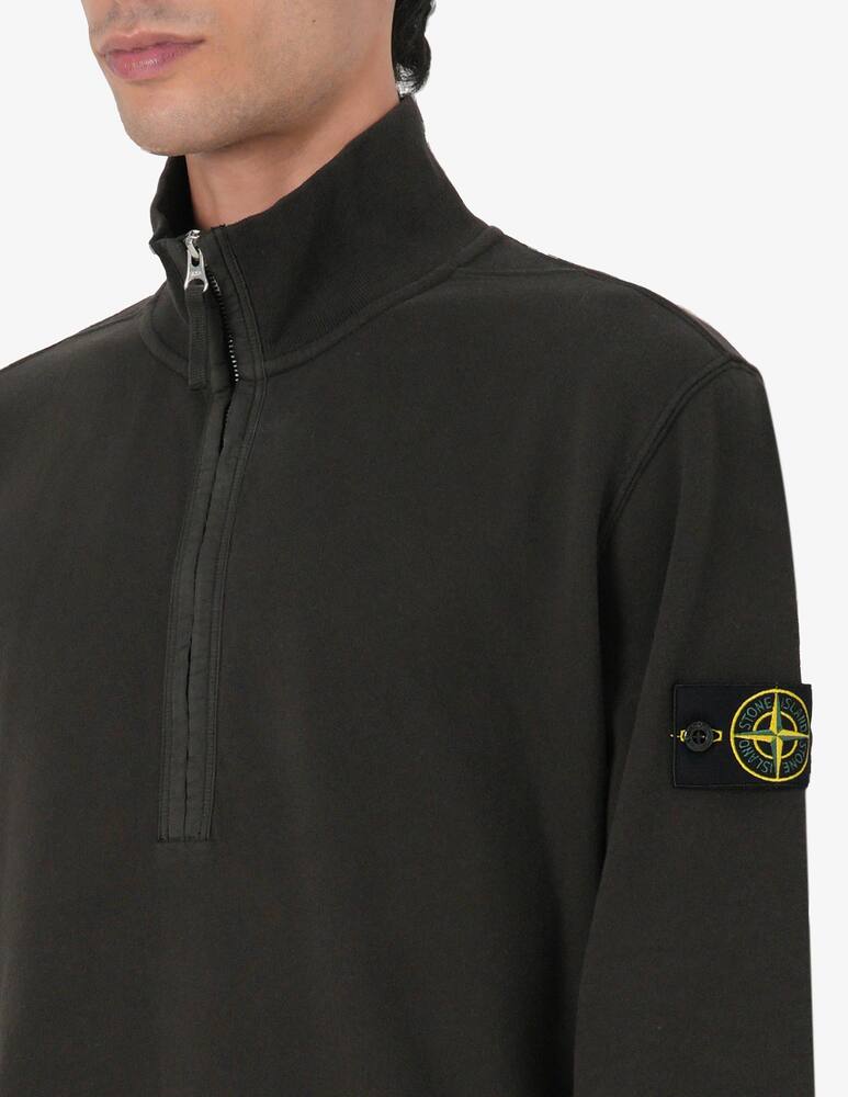 rinascente Stone Island Felpa zip in cotone fleece