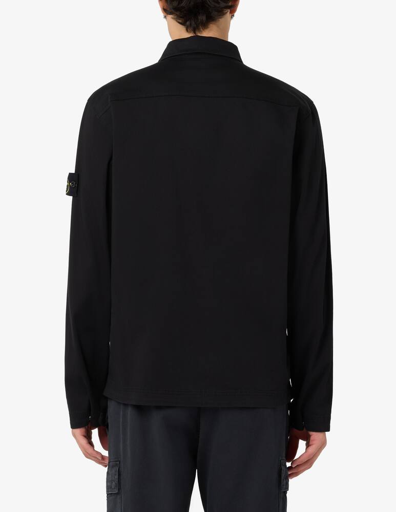 Stone Island Overshirt zip cotone satinato - immagine 3 Stone Island Overshirt zip cotone satinato - immagine 3