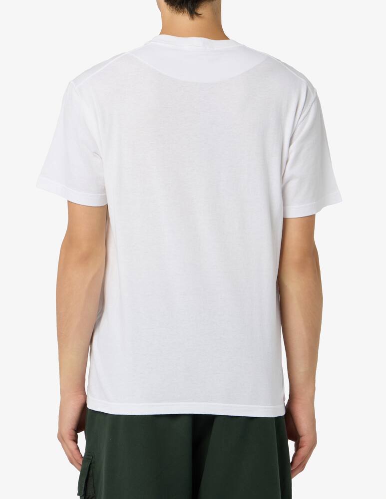 rinascente Stone Island Maglia patch lavata slim