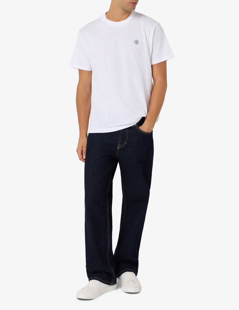 Stone Island T-shirt con patch lavata slim fit - immagine 2 Stone Island T-shirt con patch lavata slim fit - immagine 2