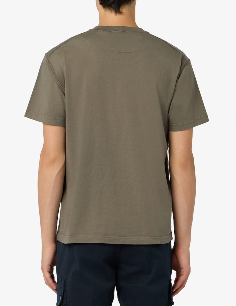 rinascente Stone Island T-shirt patch lavata slim