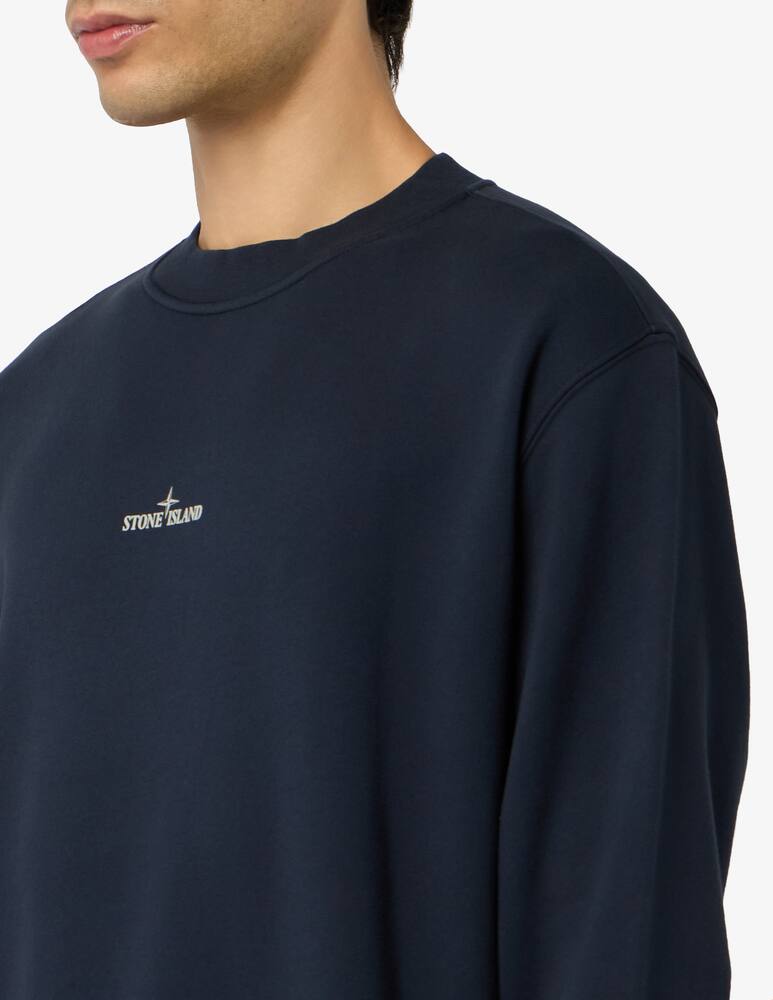 rinascente Stone Island Felpa industriale stampa retro