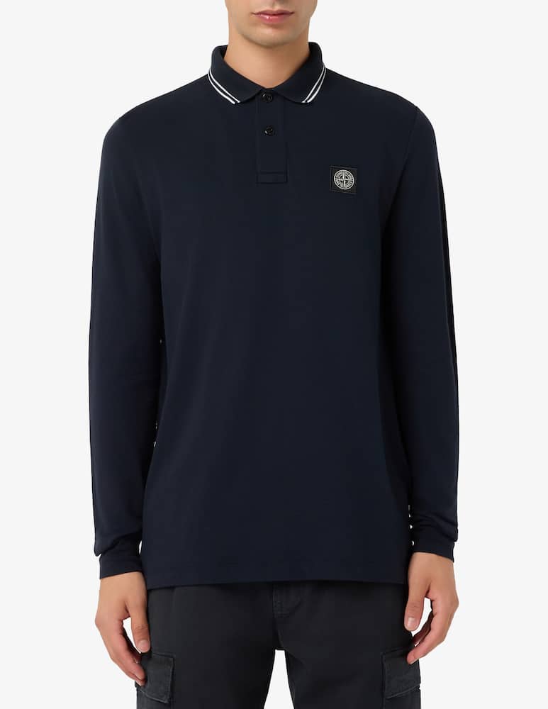 rinascente Stone Island Polo manica lunga slim