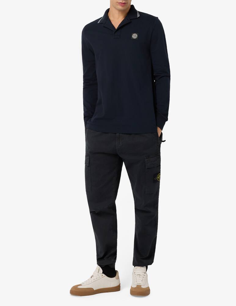 rinascente Stone Island Polo manica lunga slim