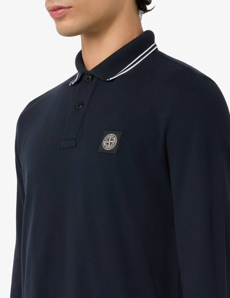 rinascente Stone Island Polo manica lunga slim
