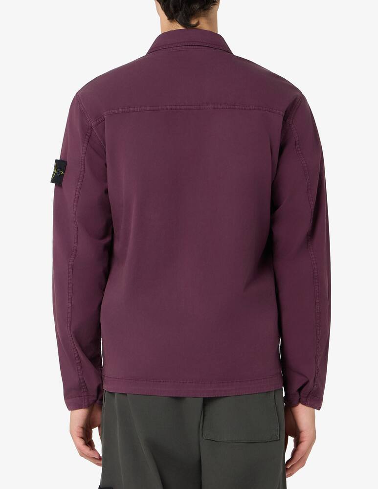 rinascente Stone Island Zip twill overshirt