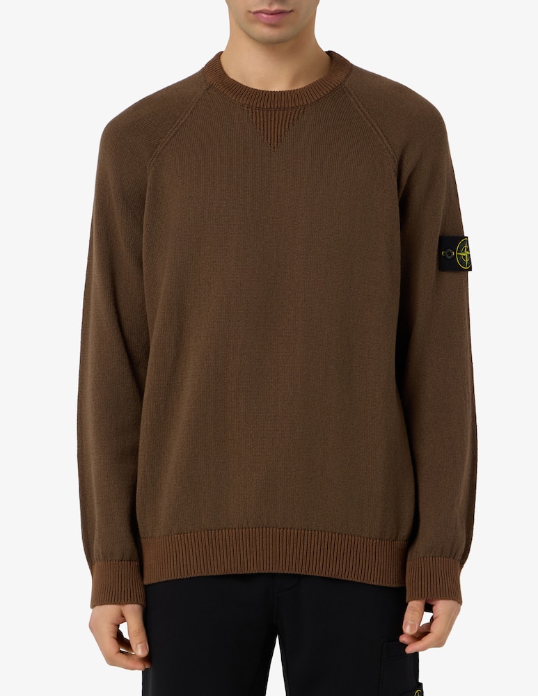 rinascente Stone Island Maglia girocollo Raglan raw