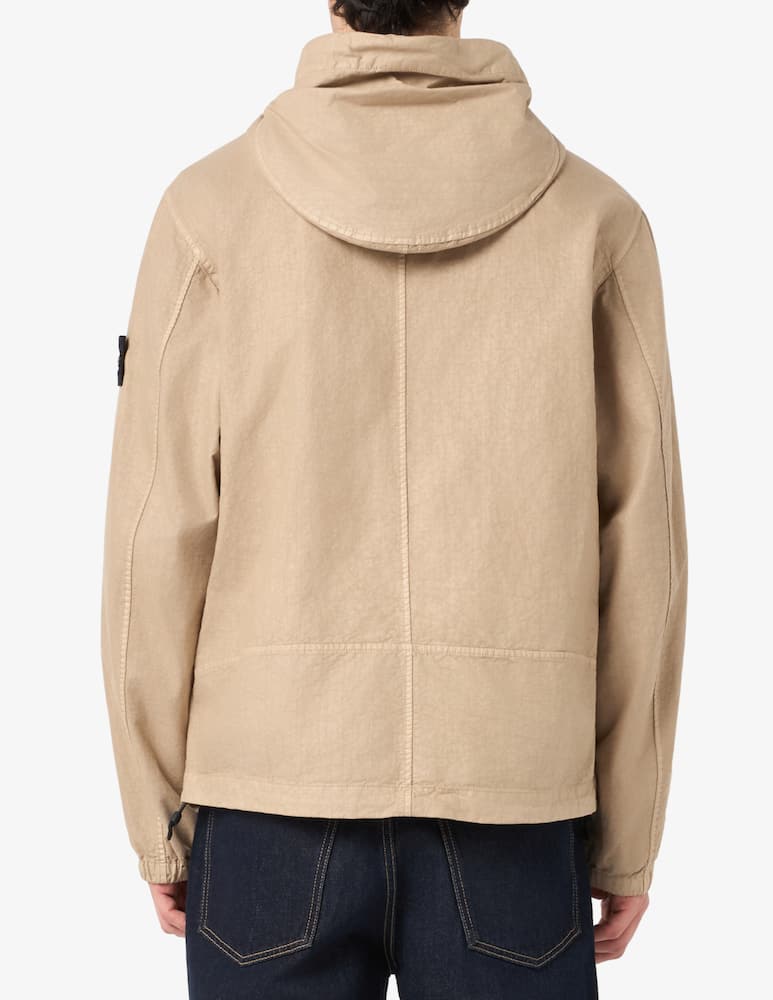 rinascente Stone Island Giacca Panama con cappuccio