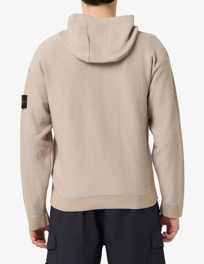 Stone Island Maglione con cappuccio e zip - immagine 3 Stone Island Maglione con cappuccio e zip - immagine 3