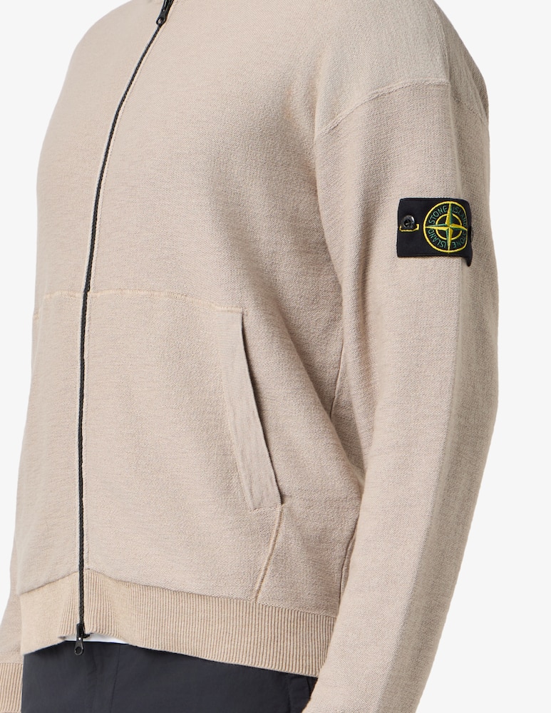 Stone Island Maglione con cappuccio e zip - immagine 4 Stone Island Maglione con cappuccio e zip - immagine 4