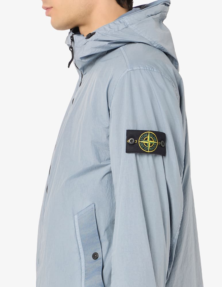 rinascente Stone Island Hooded crinkle jacket