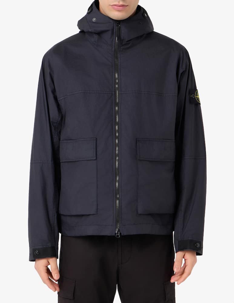 rinascente Stone Island Parka corto membrana garment dyed