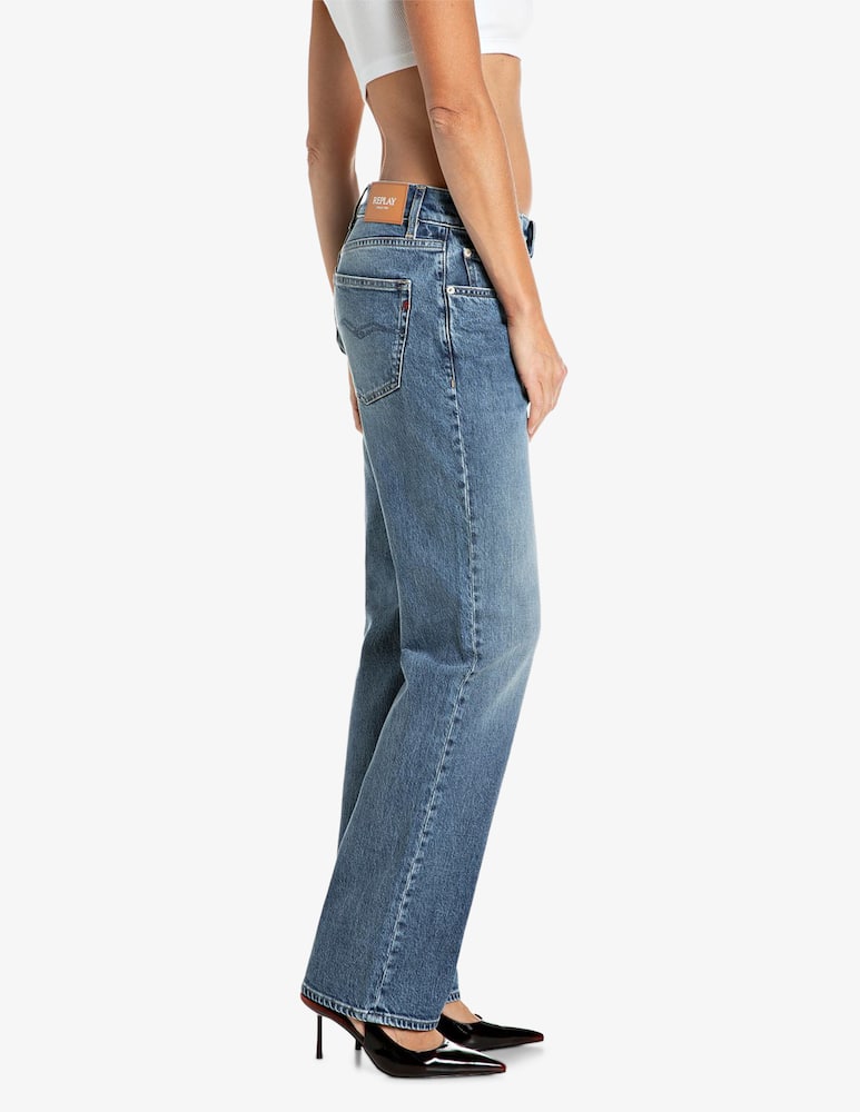 Replay Jeans Akeme dritti a vita bassa l32 - immagine 3 Replay Jeans Akeme dritti a vita bassa l32 - immagine 3