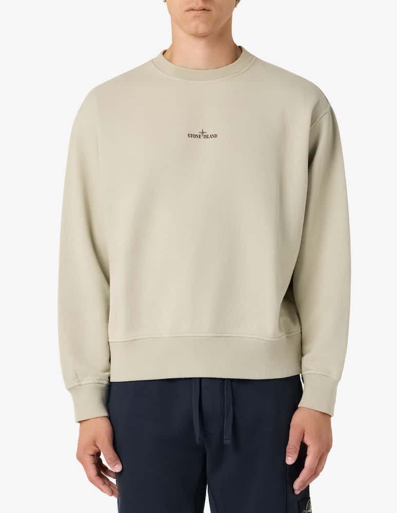 rinascente Stone Island Organic cotton fleece sweatshirt