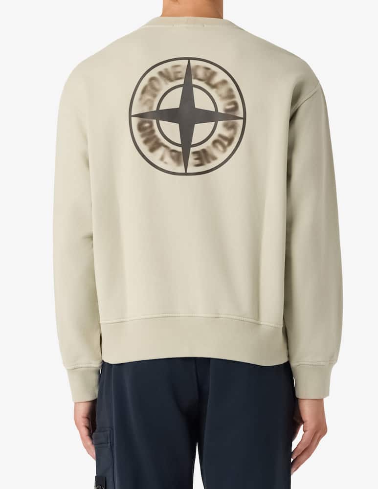 rinascente Stone Island Organic cotton fleece sweatshirt