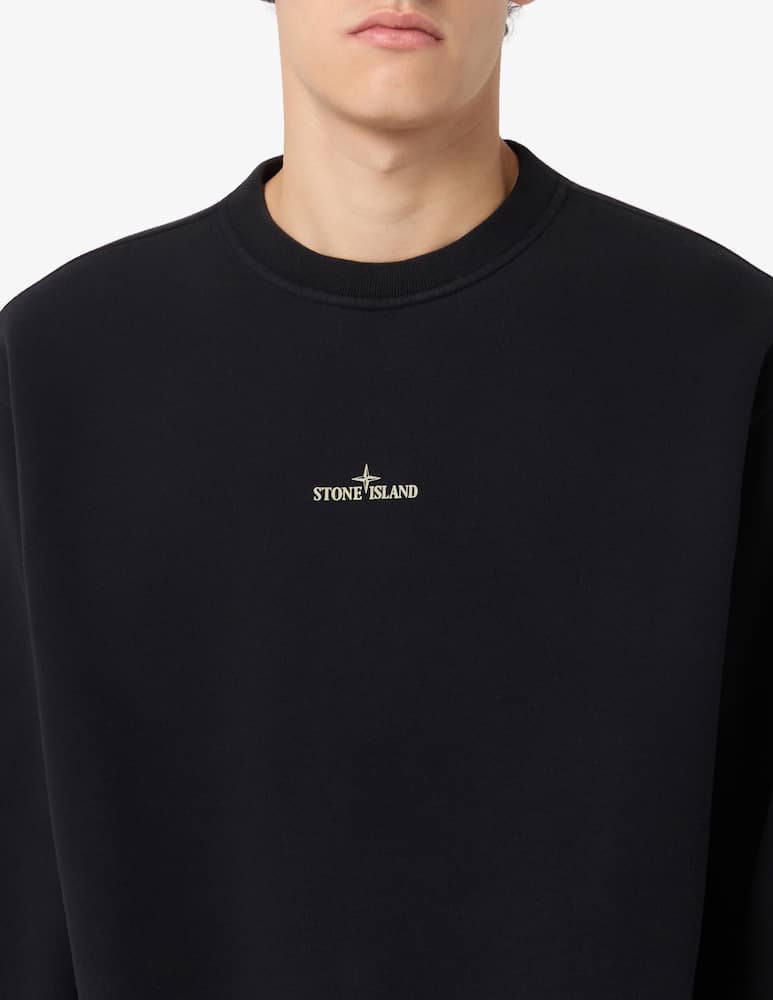 Stone Island Organic cotton fleece sweatshirt - picture 4 Stone Island Organic cotton fleece sweatshirt - picture 4