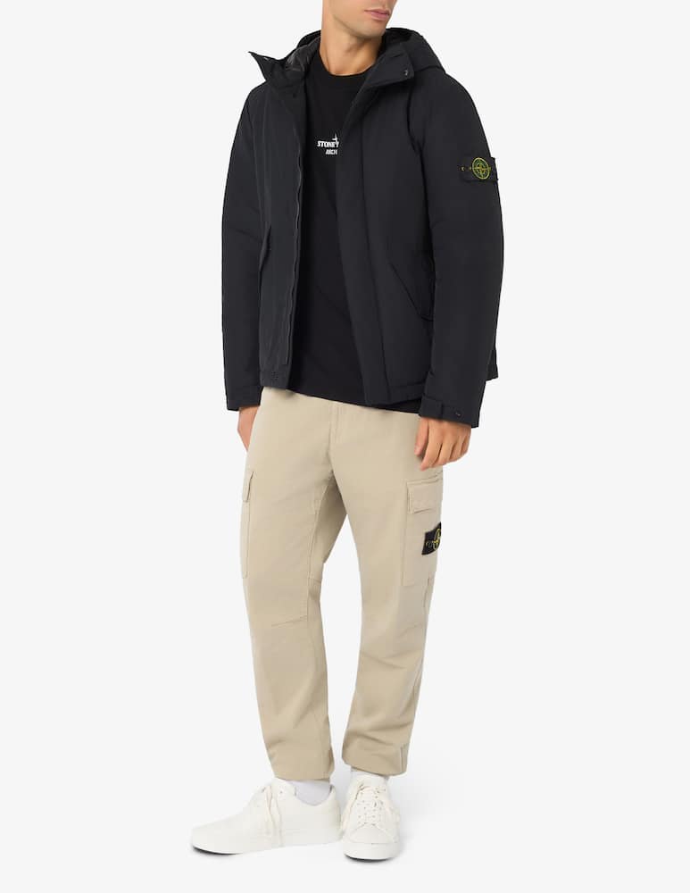 rinascente Stone Island Parka corto in micro twill