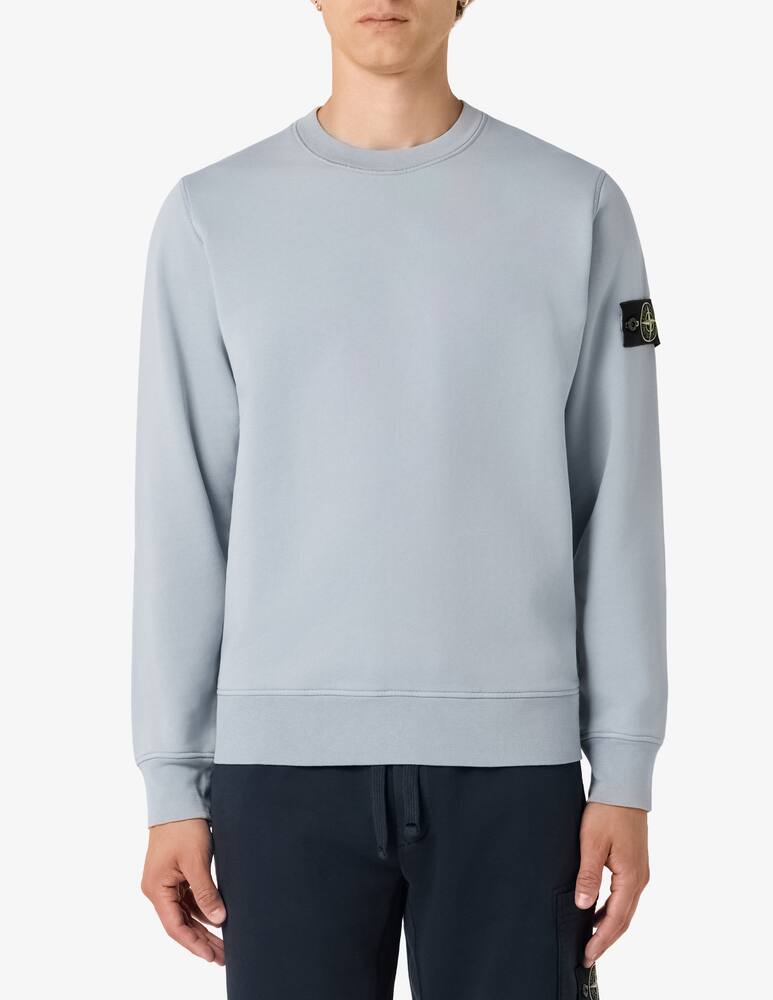 Stone Island Felpa leggera in cotone organico - immagine 1 Stone Island Felpa leggera in cotone organico - immagine 1