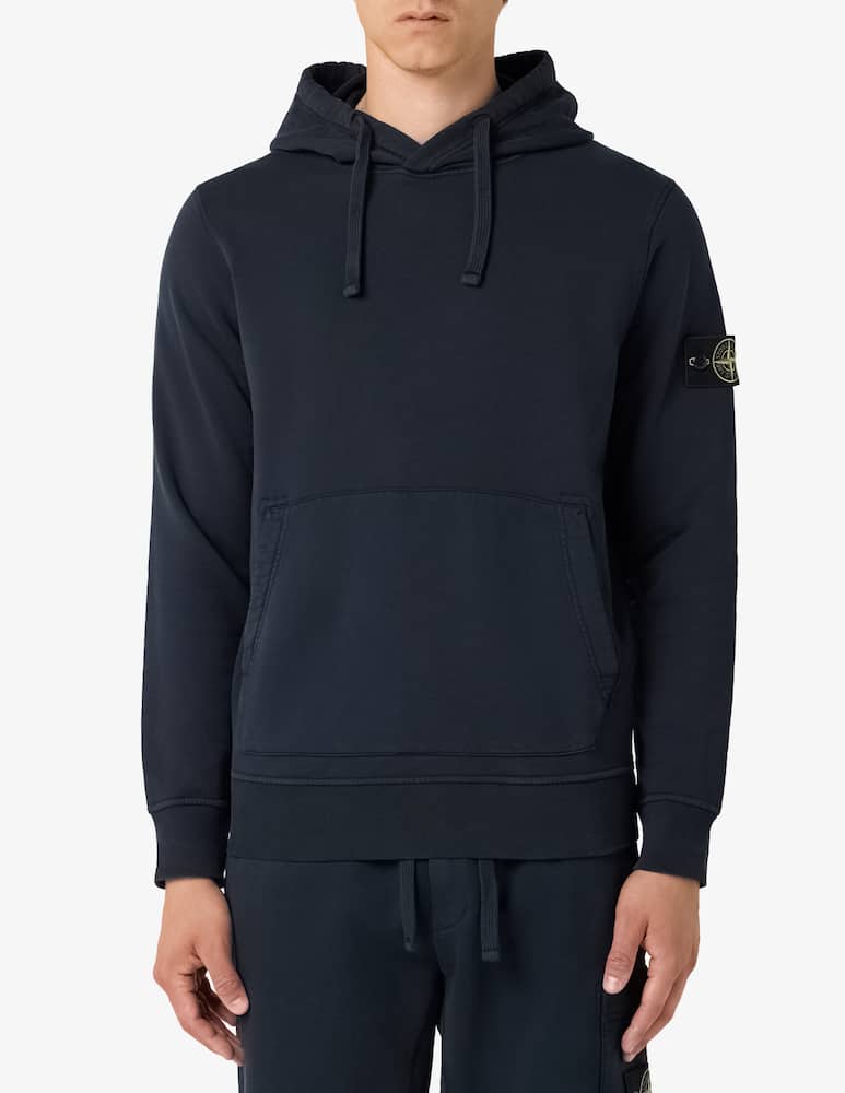 rinascente Stone Island Organic cotton fleece hoodie