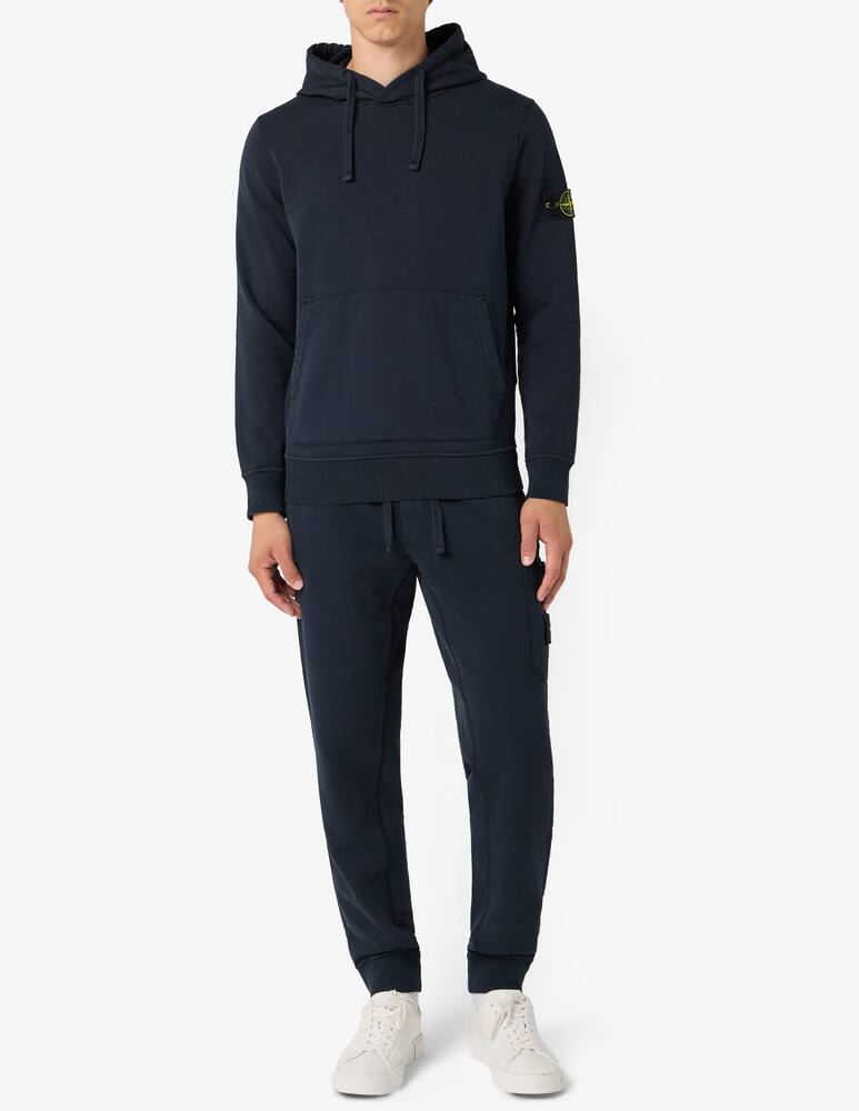 rinascente Stone Island Organic cotton fleece hoodie