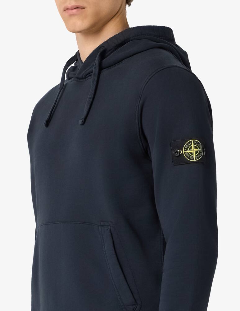 rinascente Stone Island Organic cotton fleece hoodie