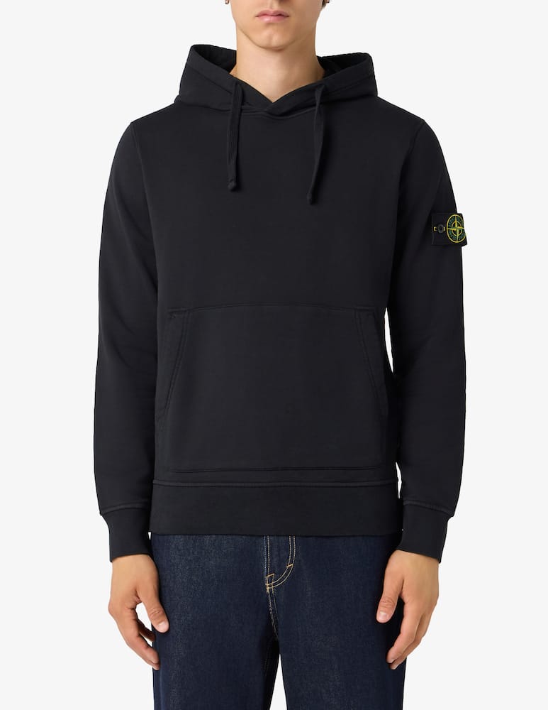 rinascente Stone Island Hooded organic cotton sweatshirt