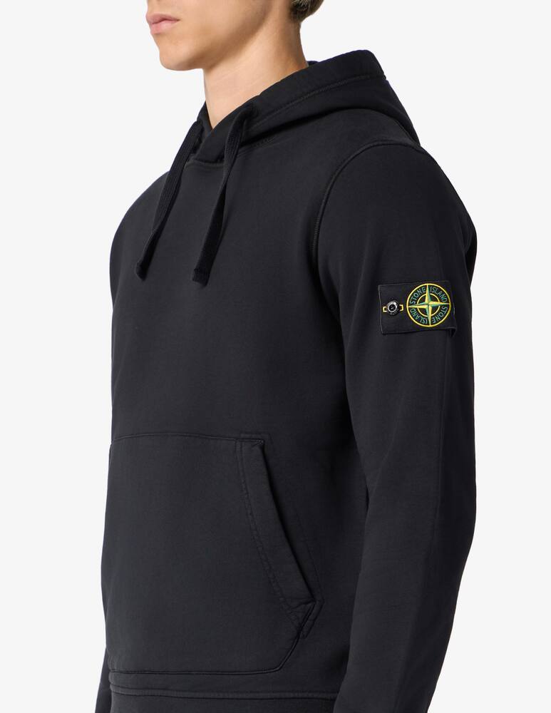 rinascente Stone Island Hooded organic cotton sweatshirt