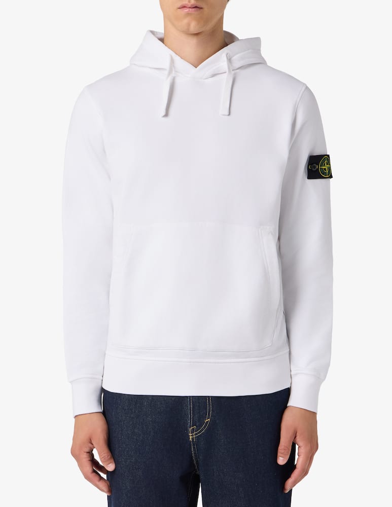 rinascente Stone Island Organic cotton fleece hoodie