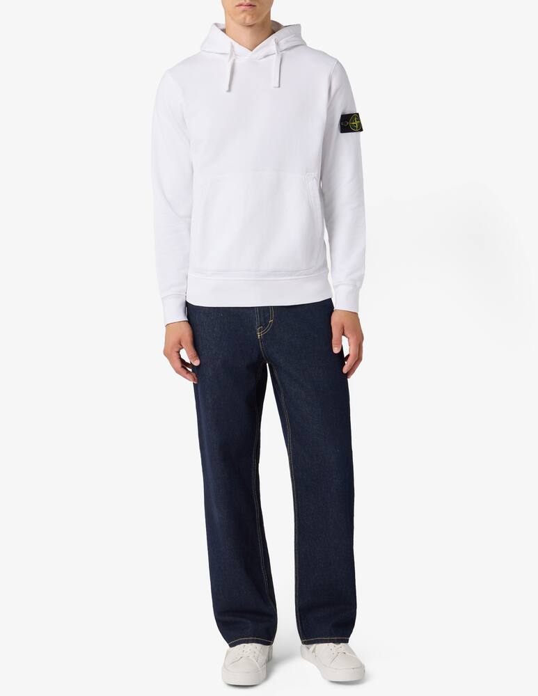 rinascente Stone Island Organic cotton fleece hoodie