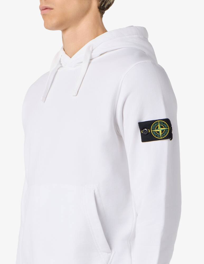 rinascente Stone Island Organic cotton fleece hoodie
