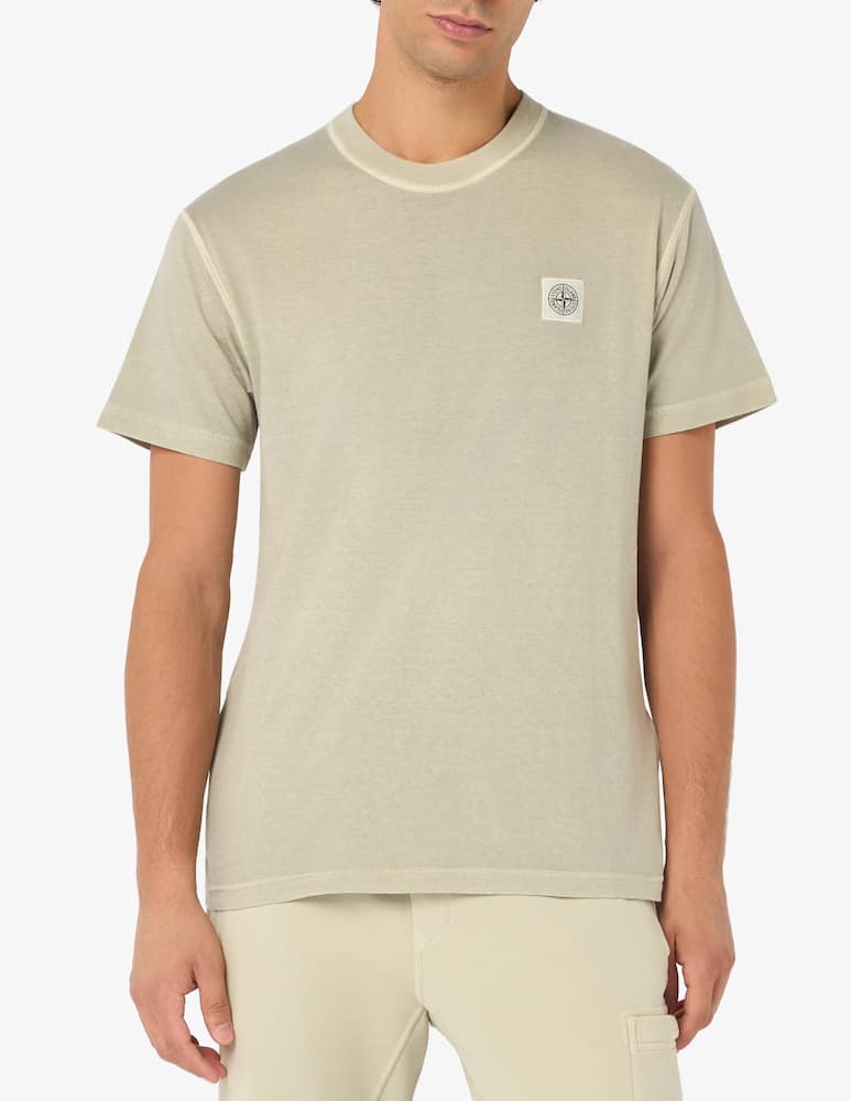 rinascente Stone Island T-shirt in cotone organico effetto fissato