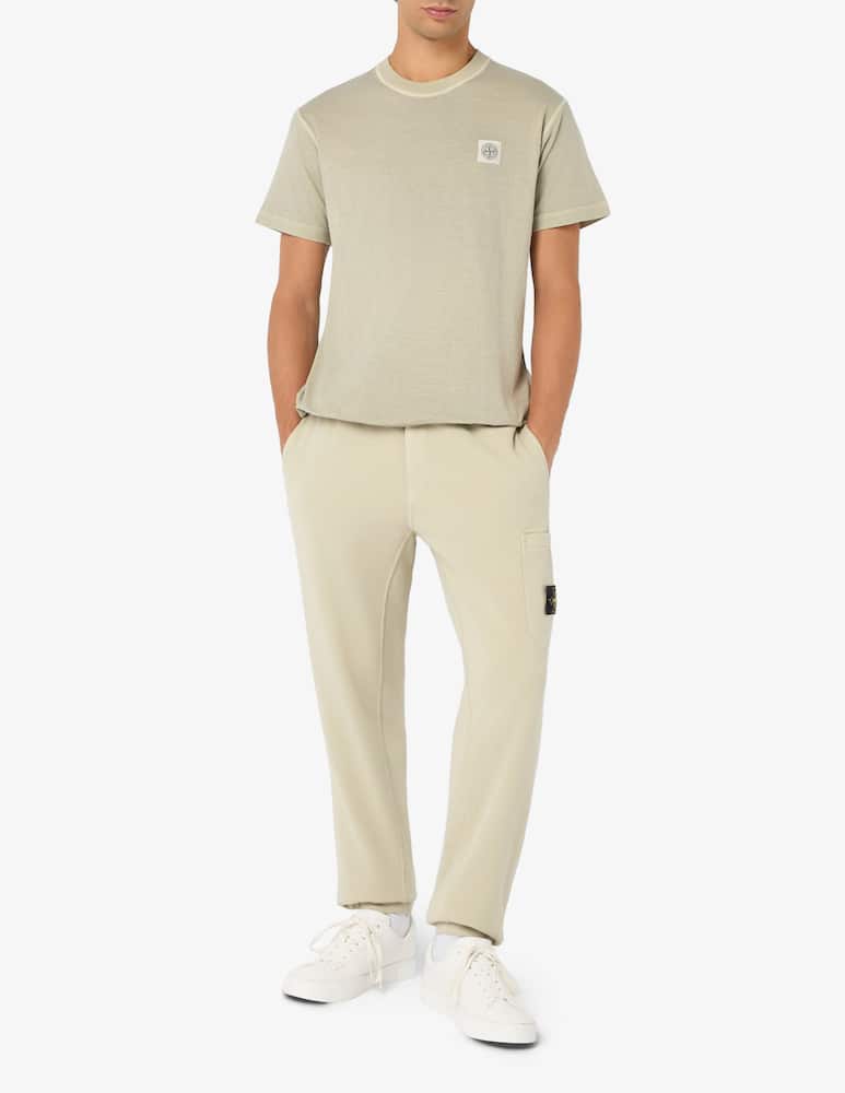 Stone Island T-shirt in cotone organico effetto fissato - immagine 2 Stone Island T-shirt in cotone organico effetto fissato - immagine 2