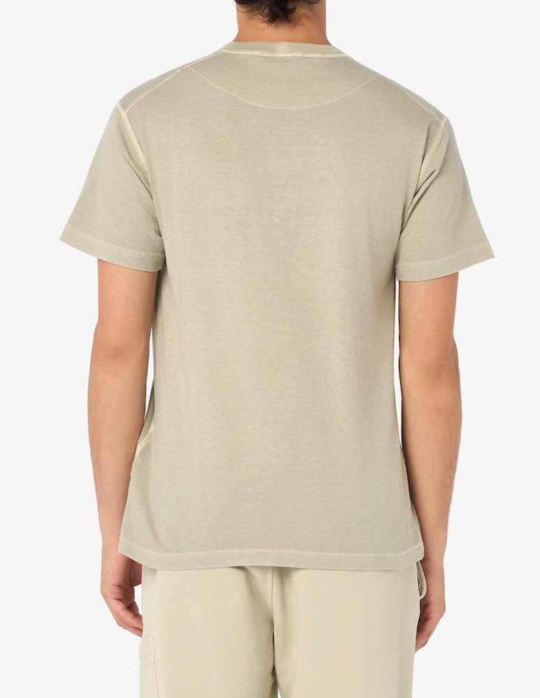 rinascente Stone Island T-shirt in cotone organico effetto fissato