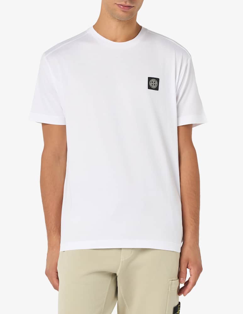 rinascente Stone Island T-shirt in jersey di cotone slim