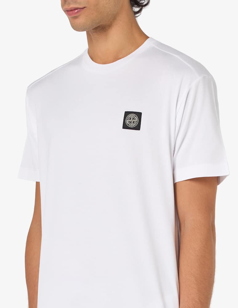 rinascente Stone Island T-shirt in jersey di cotone slim